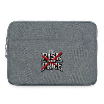Cross Risk: Rebellious Red X - Laptop bag 15" - heather grey - Front