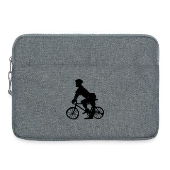 Police de bicyclette - Sacoche pour ordinateur portable 15 pouces - gris chiné - Devant