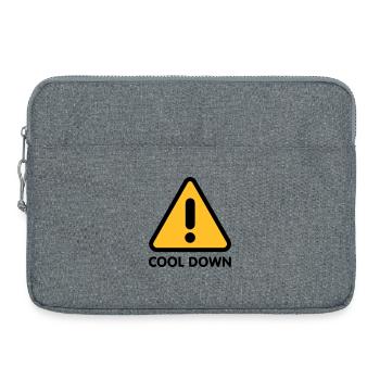 Cool down | Runter kommen - Sacoche pour ordinateur portable 15 pouces - gris chiné - Devant