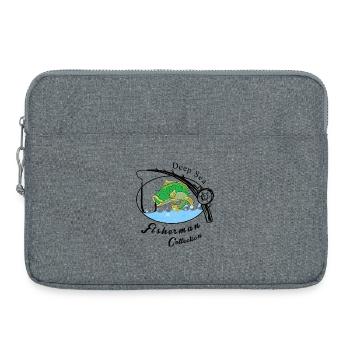 Fischer Collection - Laptoptasche 15" - Grau meliert - Vorne