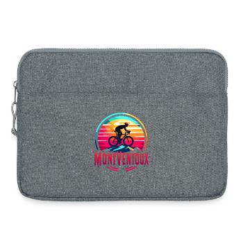 Mont Ventoux: An Epic Bike Challenge - Laptop bag 15" - heather grey - Front