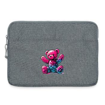 Bear - Laptop bag 15" - heather grey - Front