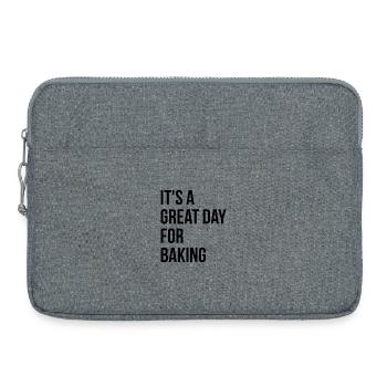 Bäcker - Laptoptasche 15" - Grau meliert - Vorne
