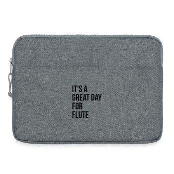 flûte - Sacoche pour ordinateur portable 15 pouces - gris chiné - Devant