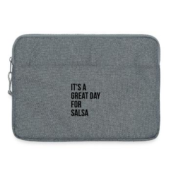 salsa - Sacoche pour ordinateur portable 15 pouces - gris chiné - Devant