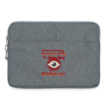 Single Leben - Laptoptasche 15" - Grau meliert - Vorne