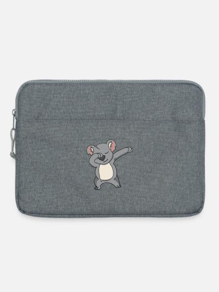 Dabbing Koala - Laptoptasche 15" - Grau meliert