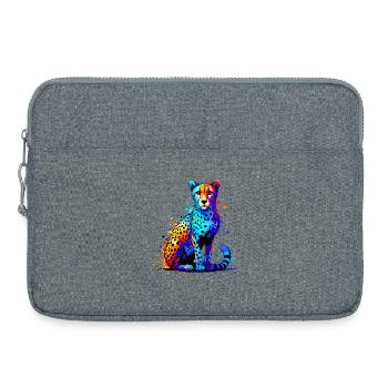Guépard - Sacoche pour ordinateur portable 15 pouces - gris chiné - Devant