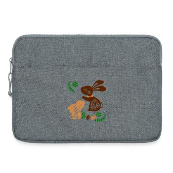 Hares - Laptop bag 15" - heather grey - Front