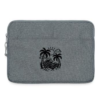 Vacances - Sacoche pour ordinateur portable 15 pouces - gris chiné - Devant