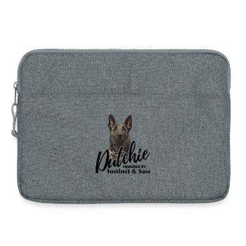 Berger hollandais - Dutchie - Sacoche pour ordinateur portable 15 pouces - gris chiné - Devant