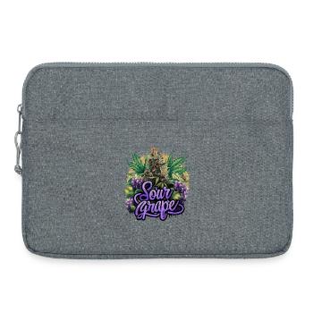 Sour Grape - Laptop bag 15" - heather grey - Front
