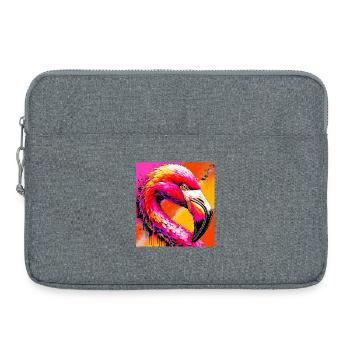 Flamingo - Laptoptasche 15" - Grau meliert - Vorne