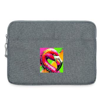 Flamingo - Laptoptasche 15" - Grau meliert - Vorne