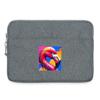 Flamingo - Laptoptasche 15" - Grau meliert - Vorne