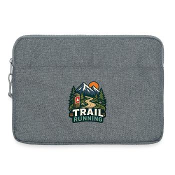 Trail running - Sacoche pour ordinateur portable 15 pouces - gris chiné - Devant
