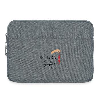 No Bra GmbH drôle motif bachelor lin adieu - Sacoche pour ordinateur portable 15 pouces - gris chiné - Devant