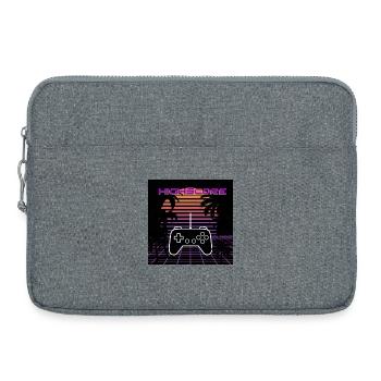 Note élevée - Sacoche pour ordinateur portable 15 pouces - gris chiné - Devant