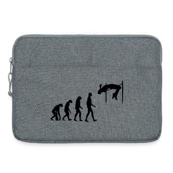 Saut en Hauteur Sauteur Sport Sportif Athlète - Sacoche pour ordinateur portable 15 pouces - gris chiné - Devant