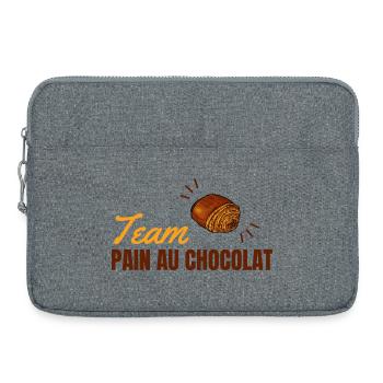 Team Pain Au Chocolat - Sacoche pour ordinateur portable 15 pouces - gris chiné - Devant
