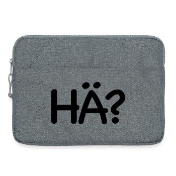 Excuse me, huh - Laptop bag 15" - heather grey - Front