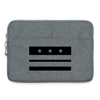 Washington-Flagge - Laptoptasche 15" - Grau meliert - Vorne