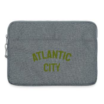 Atlantic City - Fondé en 1854 - New Jersey - États-Unis - Sacoche pour ordinateur portable 15 pouces - gris chiné - Devant