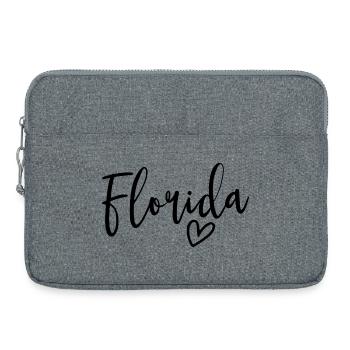 Florida Heart Women’s Love Florida - Sacoche pour ordinateur portable 15 pouces - gris chiné - Devant