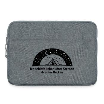 Sternenbogen Kranz - Laptoptasche 15" - Grau meliert - Vorne