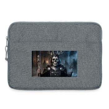 Tites: Totenkönig der Schatten - Laptoptasche 15" - Grau meliert - Vorne