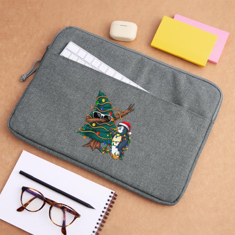 Arbre de Noël Dapping - Pull de Noël Dapping Sacoche pour ordinateur portable 15 pouces