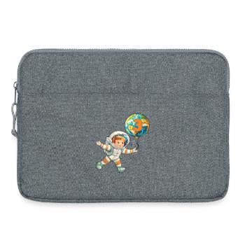 3 Birthday Astronaut 3 Years Space Earth - Laptop bag 15" - heather grey - Front