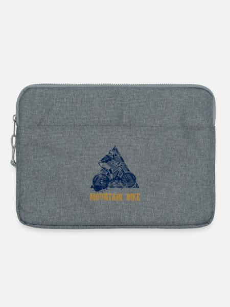 Mountainbike - Laptoptasche 15" - Grau meliert