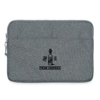 Beer, Beer, Cerveza (Bachelor Party Team Design) - Laptop bag 15" - heather grey - Front