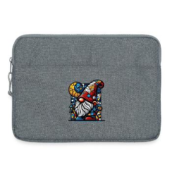 Gnom - Laptoptasche 15" - Grau meliert - Vorne
