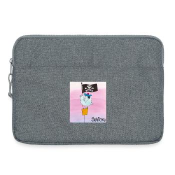 The Shadok Sailor - Laptop bag 15" - heather grey - Front