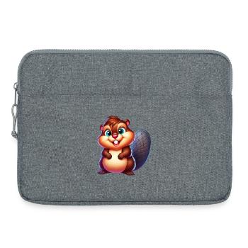 Bieber - Laptoptasche 15" - Grau meliert - Vorne