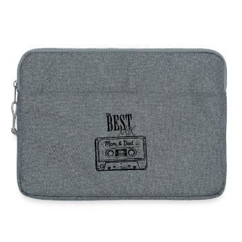 Vatertag Muttertag 80er Geschenk Best Mix - Laptoptasche 15" - Grau meliert - Vorne