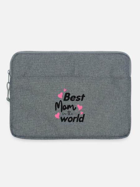 Best Mom - Laptoptasche 15" - Grau meliert