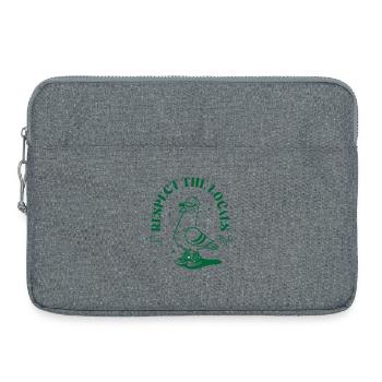 Vogel Sneaker Mascot with Cap - Laptop bag 15" - heather grey - Front