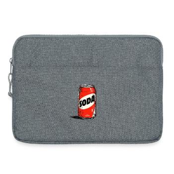 Red Soda Can - Laptoptasche 15" - Grau meliert - Vorne