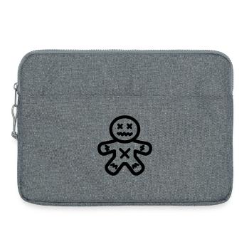 Poupée Vaudou - Sacoche pour ordinateur portable 15 pouces - gris chiné - Devant