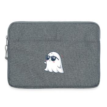Fantôme chic lunettes soleil - Sacoche pour ordinateur portable 15 pouces - gris chiné - Devant