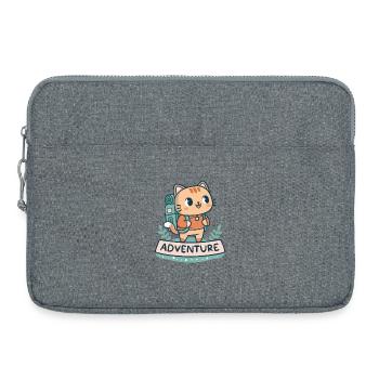 Cat Explorer Backpack - Laptop bag 15" - heather grey - Front
