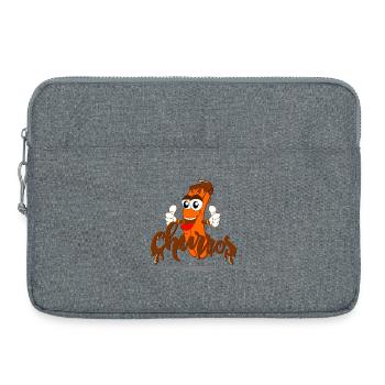 Churros - Sacoche pour ordinateur portable 15 pouces - gris chiné - Devant