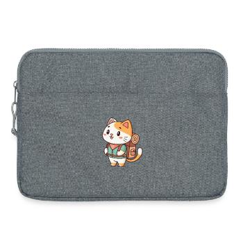 Backpacking Adventure Cat - Laptop bag 15" - heather grey - Front