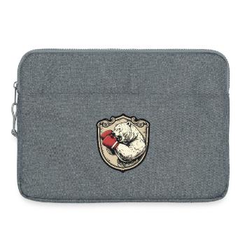 Polar Bear Polar Bear Boxer MMA - Laptop bag 15" - heather grey - Front