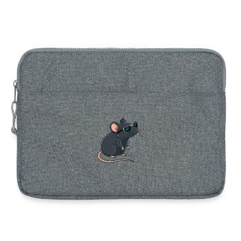 Rat Chic Sonnenbrille - Laptoptasche 15" - Grau meliert - Vorne