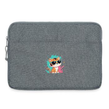 Tiger Chic bunte Sonnenbrillen - Laptoptasche 15" - Grau meliert - Vorne