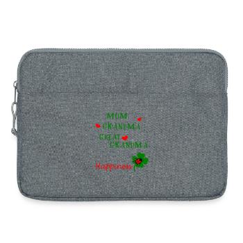 Mom  Grandma - Laptoptasche 15" - Grau meliert - Vorne